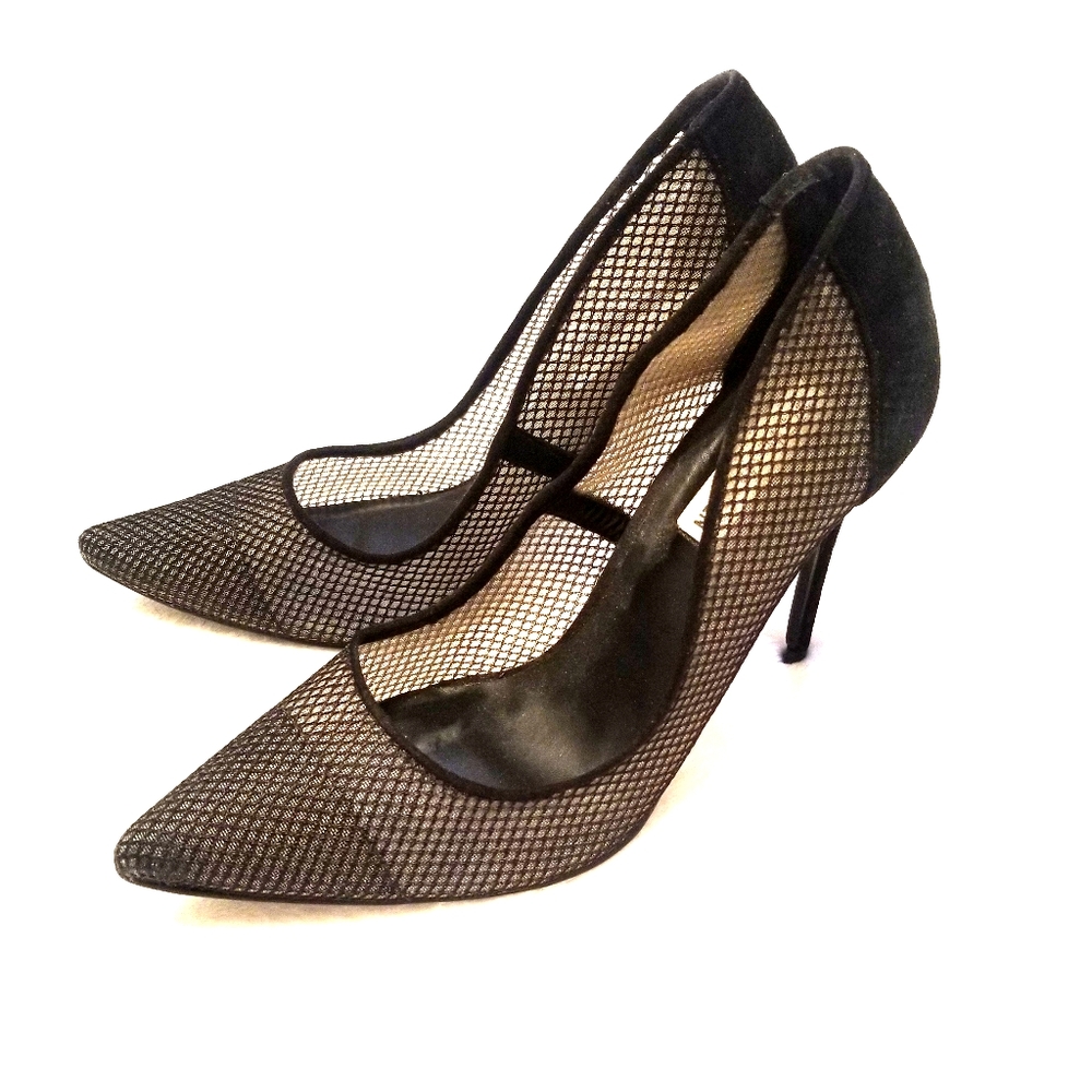Steve Madden Darling Mesh & Leather Pumps 8.5
